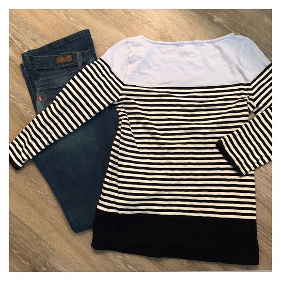 J. Crew Factory mariner stripe tee - Picture 2 of 5